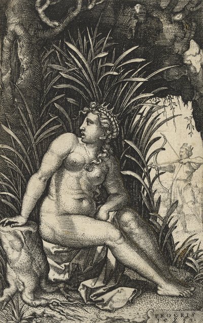 Procris and Cephalus by Georg Pencz