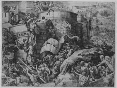 The Capture of Carthagena by Scipio and His Troops, 1539 by Georg Pencz