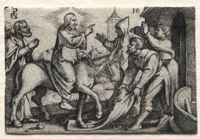 The Life of Jesus Christ: Christ Entering Jerusalem by Georg Pencz