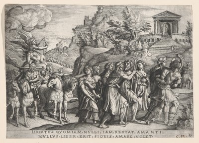 The Triumph of Love, from The Triumph of Petrarch by Georg Pencz