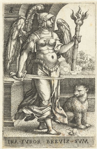 Wrath by Georg Pencz