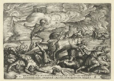 Triumph of Death (Six Triumphs of Petrarch) by Georg Pencz