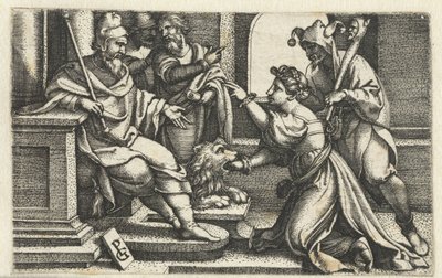 Woman Declaring Her Innocence Under Oath (Bocca della Verità) by Georg Pencz