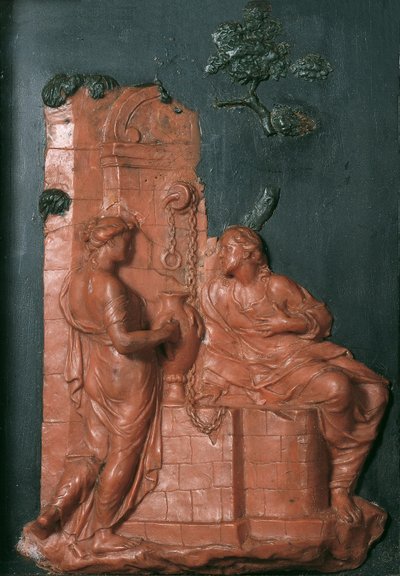 Christ and the Samaritan Woman at the Well by Georg Raphael Donner