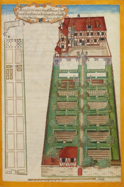The Nuremberg Residence and Garden of Magdalene Pairin by Georg Strauch
