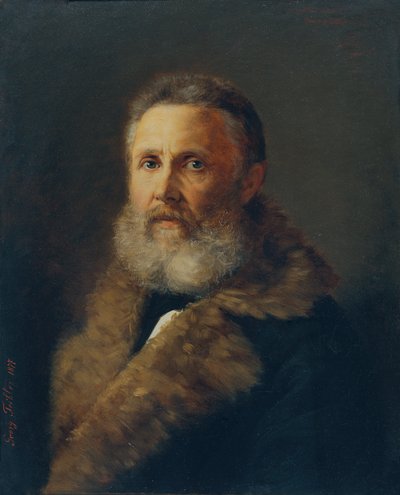 The Painter Carl Teibler, the Father of the Artist by Georg Teibler