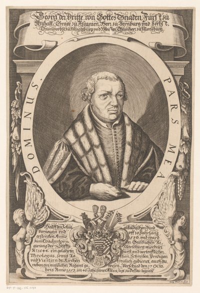 Portrait of George III, Prince of Anhalt-Dessau by Georg Walch
