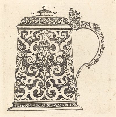 Large Jug, the Handle Formed by a Snake by Georg Wechter I