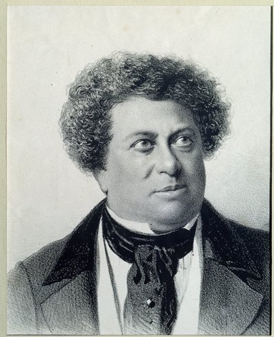 Portrait of the Author Alexandre Dumas by Georg Wilhelm Timm