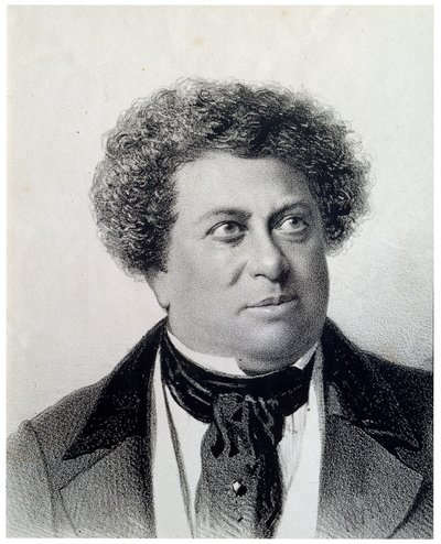 Portrait of the Author Alexandre Dumas by Georg Wilhelm Timm