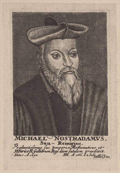 Michel de Nostredame 1503-1566 by Georg Wolfgang Knorr