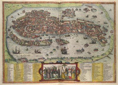 A View of Venice by Georg and Hogenberg Franz Braun