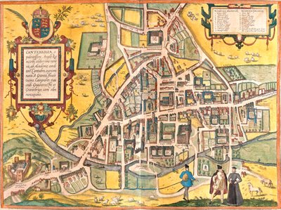 Cambridge, Great Britain by Georg and Hogenberg Franz (1535 90) Braun