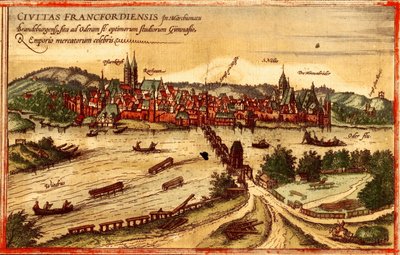 Frankfurt an der Oder by Georg and Hogenberg Franz (1535 90) Braun