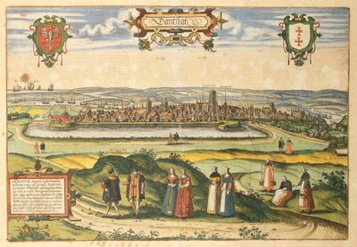 Gdansk from Civitates Orbis Terrarum by Georg Braun by Georg Braun and Hogenberg Franz