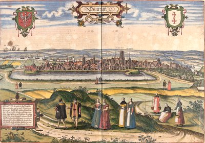 Gdańsk, Poland by Georg and Hogenberg Franz (1535-90) Braun