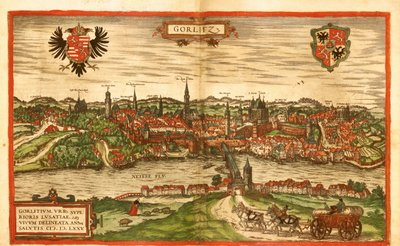Gorlitz, Germany by Georg and Hogenberg Franz (1535 90) Braun