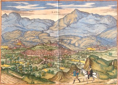 Loja, Spain by Georg and Hogenberg Franz (1535 90) Braun
