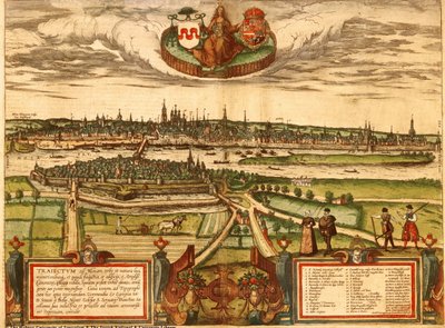Maastricht, Netherlands by Georg and Hogenberg Franz (1535 90) Braun