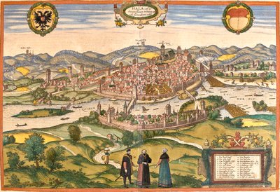 Schwäbisch Hall, Germany by Georg and Hogenberg Franz (1535 90) Braun