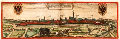 Vienna, Austria by Georg and Hogenberg Franz (1535 90) Braun