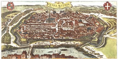 Vienna, Austria by Georg and Hogenberg Franz (1535 90) Braun