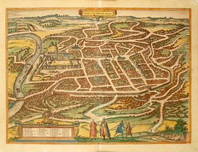 Vilnius from Civitates Orbis Terrarum by Georg Braun and Hogenberg Franz