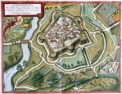 Torokszentmiklos, Hungary (engraving) by Georg Braun and Hogenberg Franz