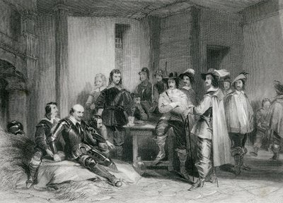 Death of the Earl of Lindsey by George (after) Cattermole