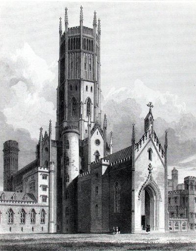 Fonthill Abbey from the north-west, 