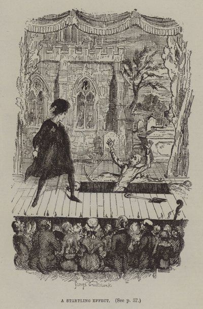 A Startling Effect by George (after) Cruikshank