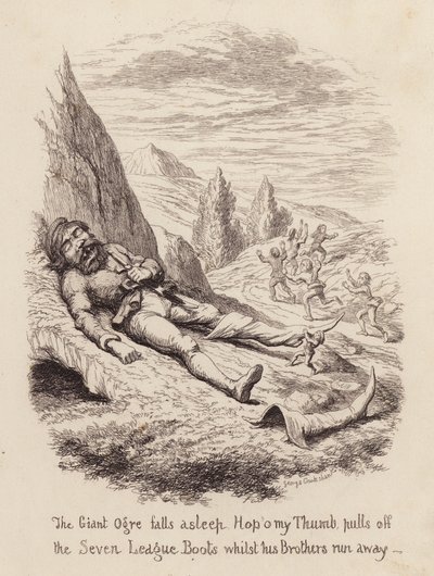 Hop O’ My Thumb by George (after) Cruikshank