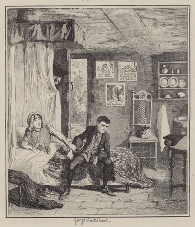 Illustration for Jack Sheppard by George (after) Cruikshank