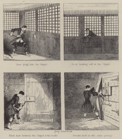 Illustration for Jack Sheppard by George (after) Cruikshank