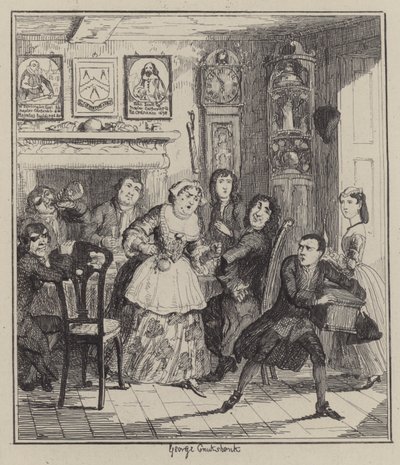 Illustration for Jack Sheppard by George (after) Cruikshank