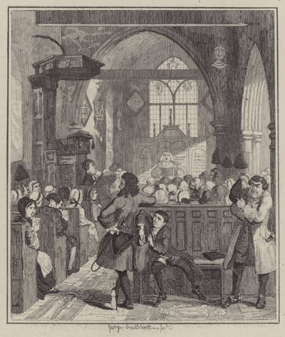 Illustration for Jack Sheppard by George (after) Cruikshank