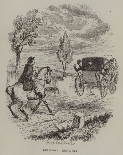 The Wager by George (after) Cruikshank