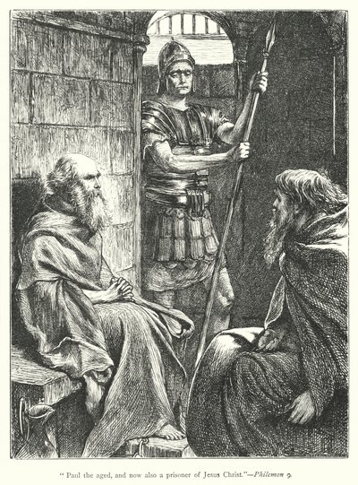 St Paul in Prison by George (after) Du Maurier
