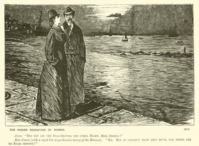 The Higher Education of Women by George (after) Du Maurier