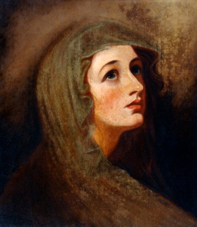 Lady Hamilton as a Vestal by George (after) Romney