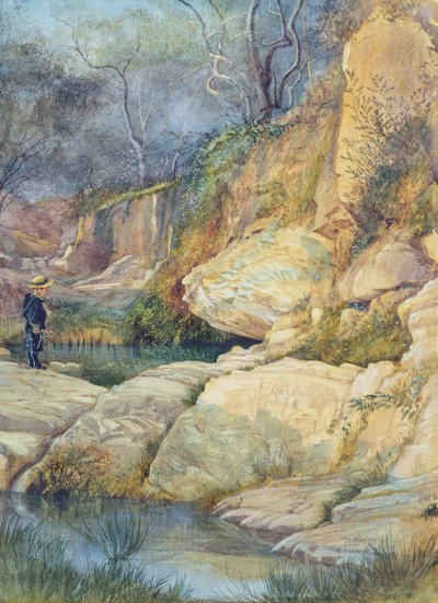 Christopher Howard at His Fairy Pool by George 9th Earl of Carlisle Howard