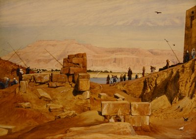 Figures at Work, Luxor by George 9th Earl of Carlisle Howard
