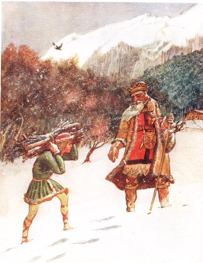 Good King Wenceslas, illustration from 