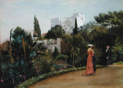 Italianate Landscape by George 9th Earl of Carlisle Howard