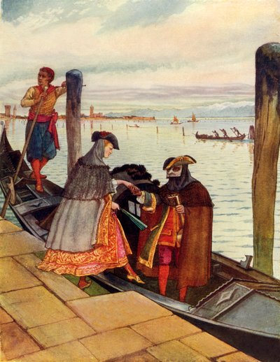 The Blonde in the Gondola by George 9th Earl of Carlisle Howard