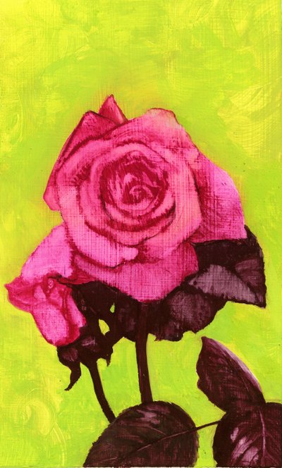 Bright Rose, 1980s by George Adamson