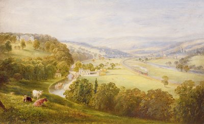 Valley of the Aire, Armley Pastures and Kirkstall by George Alexander