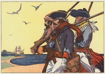 Pirates on the Island of Tortuga by George Alfred Williams