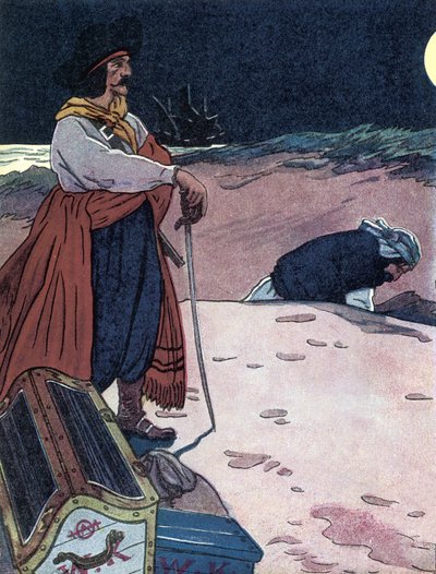 The Treasure is Buried (Illustration from 
