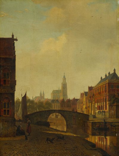 Imaginary View of Arnhem, Late 1830s by George Andries Roth